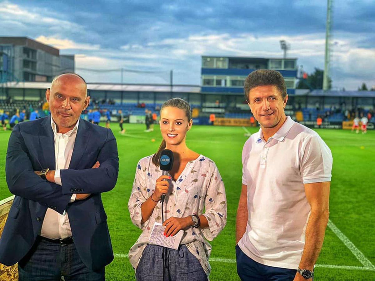 FOTO Cea mai sexy prezentatoare de la LOOK TV se destăinuie: „Suporterii români sunt comozi, le lipsește pasiunea cu adevărat”