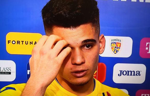 ROMÂNIA - SUEDIA 0-2 // Ianis Hagi, interviu cu lacrimi în ochi: „Este enervant să îi vezi pe suedezi bucurându-se la tine acasă”