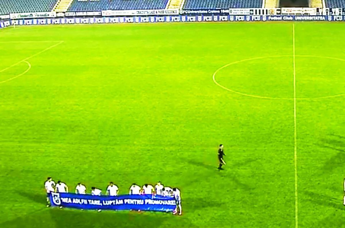 FC U Craiova 1948 - Gloria Buzău, mesaj Adrian Mititelu