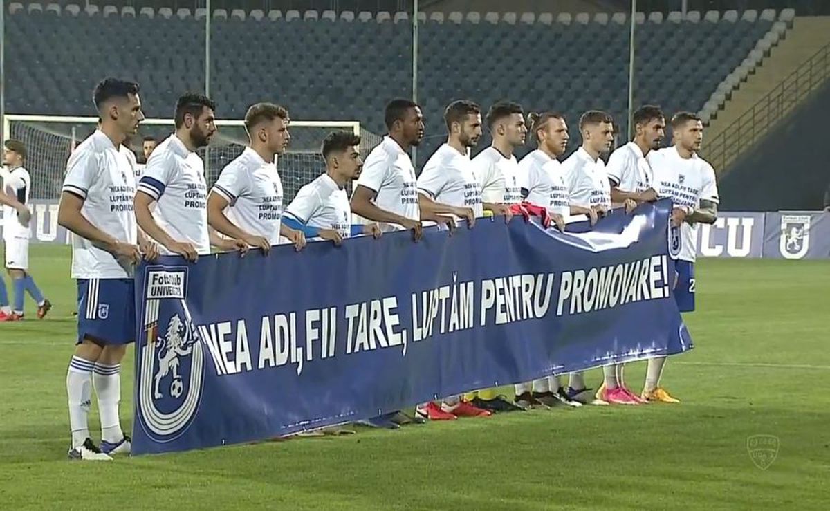 FC U Craiova 1948 - Gloria Buzău, mesaj Adrian Mititelu