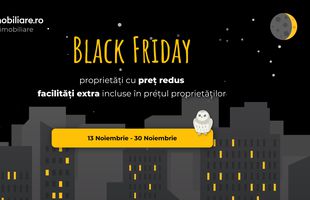 Oferte de Black Friday pe Imobiliare.ro: reducere de 128.000 de euro la achiziția unei vile din nordul Capitalei