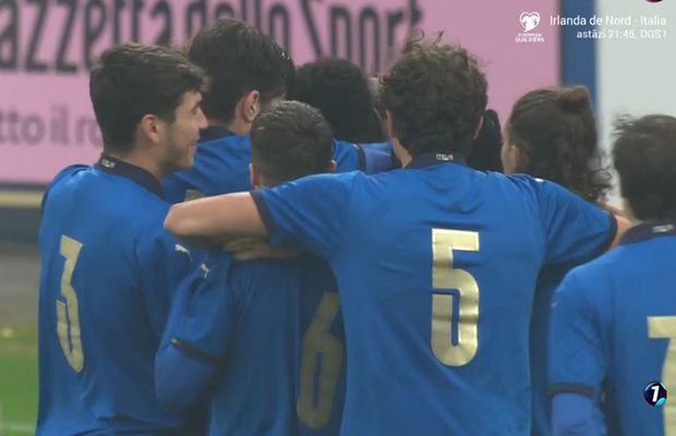 Italia U20 - România U20 7-0 » Umilință uriașă pentru elevii lui Bogdan Lobonț!