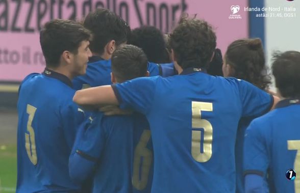 Italia U20 - România U20 7-0 » Umilință uriașă pentru elevii lui Bogdan Lobonț!