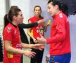 Cristina Neagu și Itana Grbic, după finalul meciului // FOTO: Raed Krishan