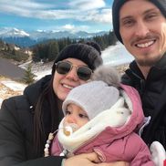 Garutti este din 2020 în România, le are alături pe soția, Bianca, și pe fetița lor, Martina, de un an și jumătate, Foto: Instagram @guilhermegarutti
