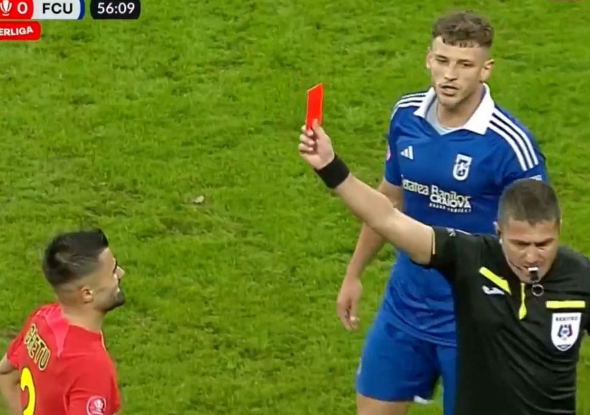 Vali Crețu și-a aflat pedeapsa, după eliminarea din meciul cu FCU Craiova + Cât stă pe bară Gică Hagi