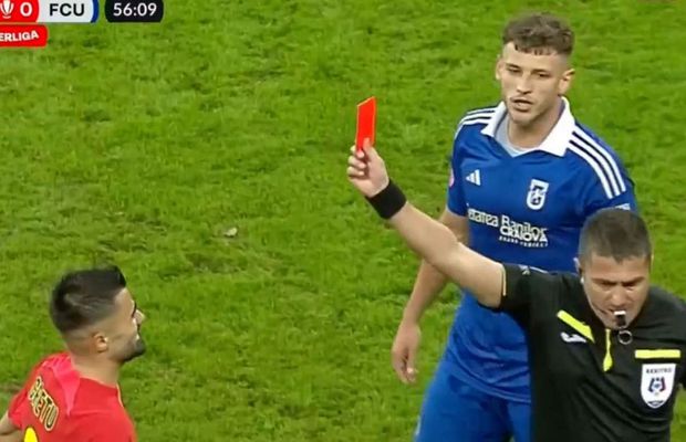 Vali Crețu și-a aflat pedeapsa, după eliminarea din meciul cu FCU Craiova + Cât stă pe bară Gică Hagi