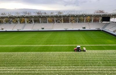 Cum arată gazonul de pe „Arcul de Triumf” » Dinamo joacă aici ultimele meciuri din 2023