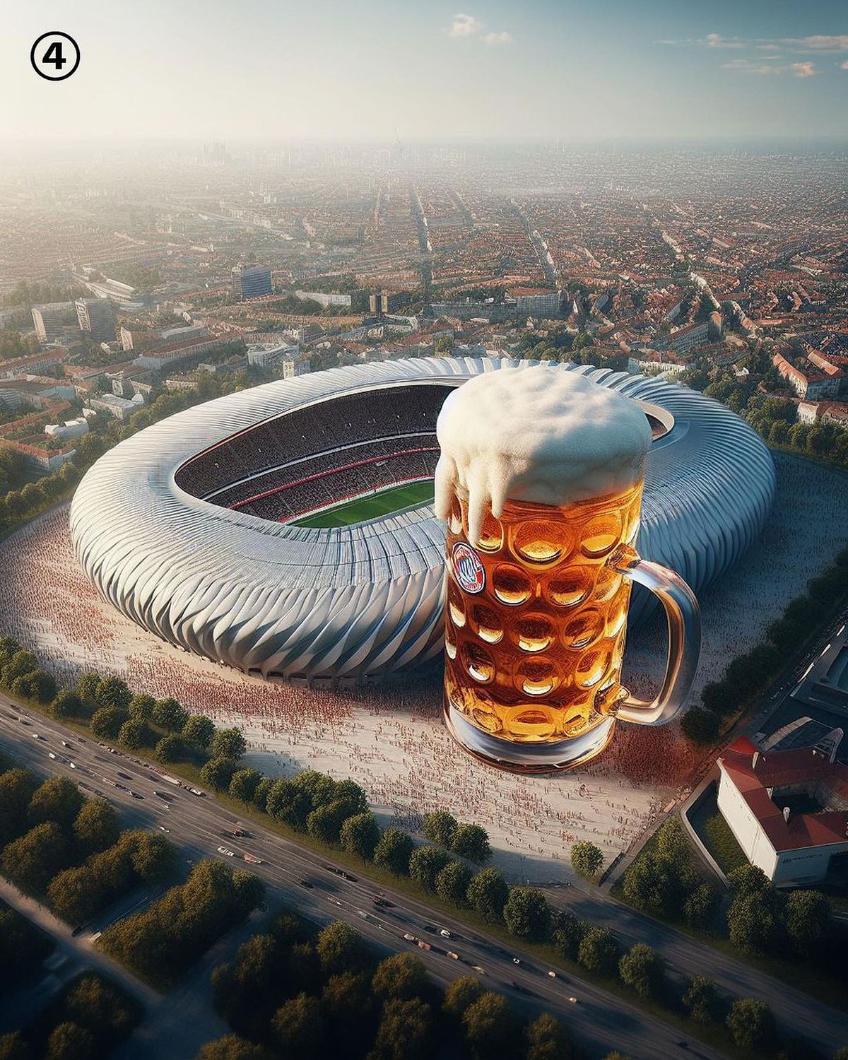 Cele mai tari stadioane, create de Inteligența Artificială