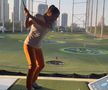 Simona Halep, pe terenul de golf / Sursă foto: Instagram