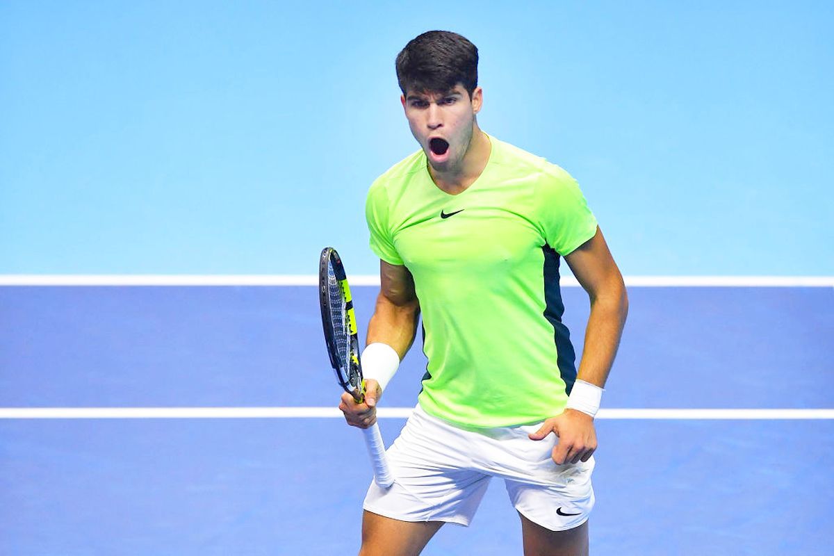 Carlos Alcaraz, prestație colosală în meciul cu Rublev de la Turneul Campionilor » Doar 2 erori neforțate și 100% procentaj la fileu