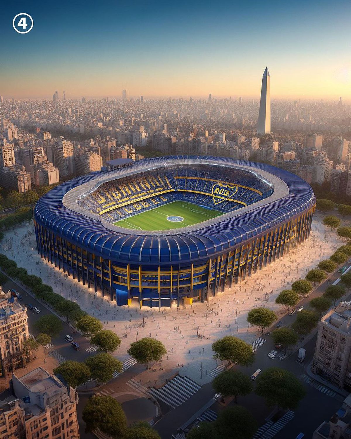 NEBUNIE! Cum ar arăta cele mai tari stadioane ale lumii create de Inteligența Artificială » Stadionul-vultur al celor de la Benfica e ULUITOR