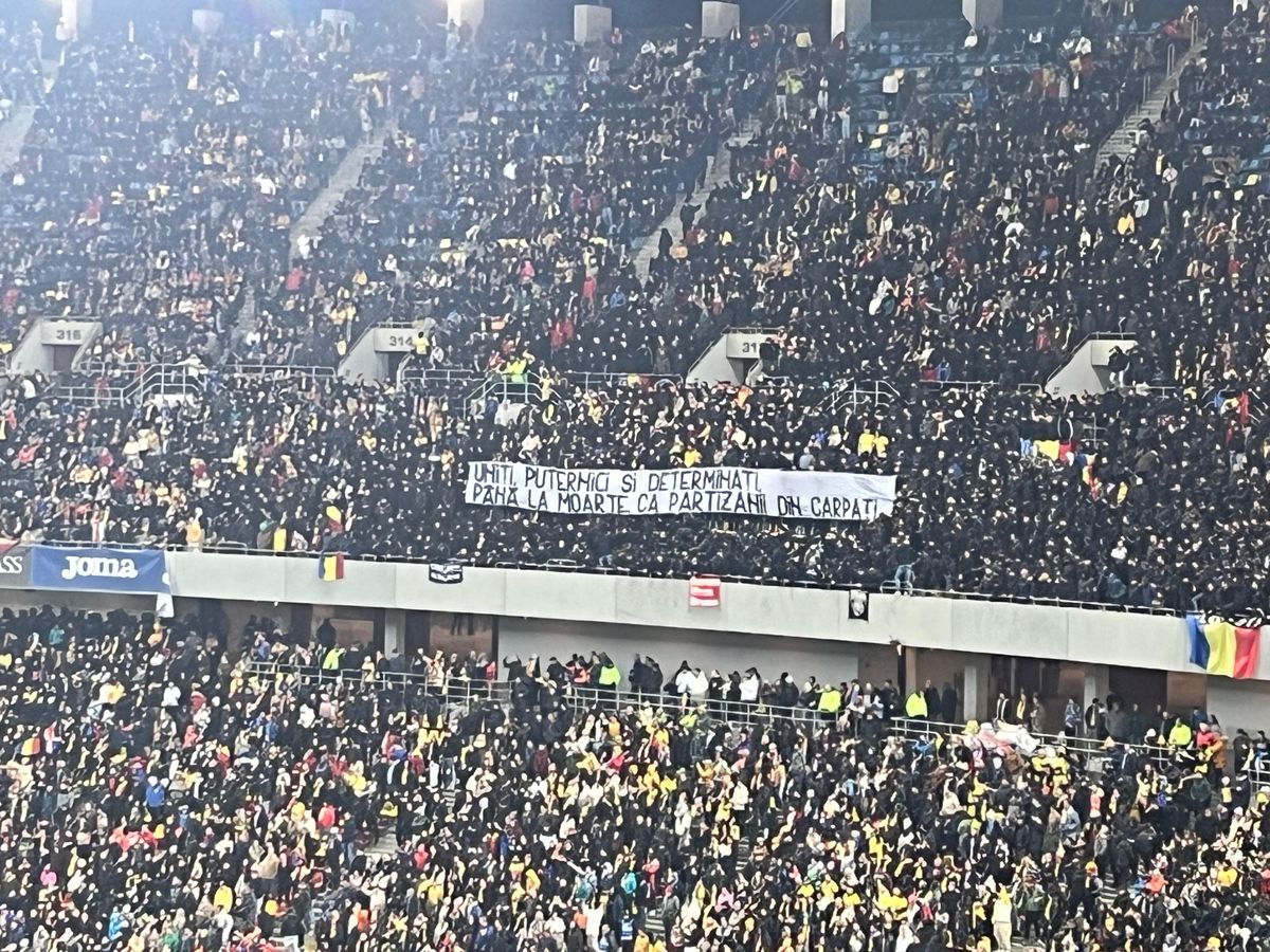 Imagini cu suporterii la România - Kosovo din Liga Națiunilor