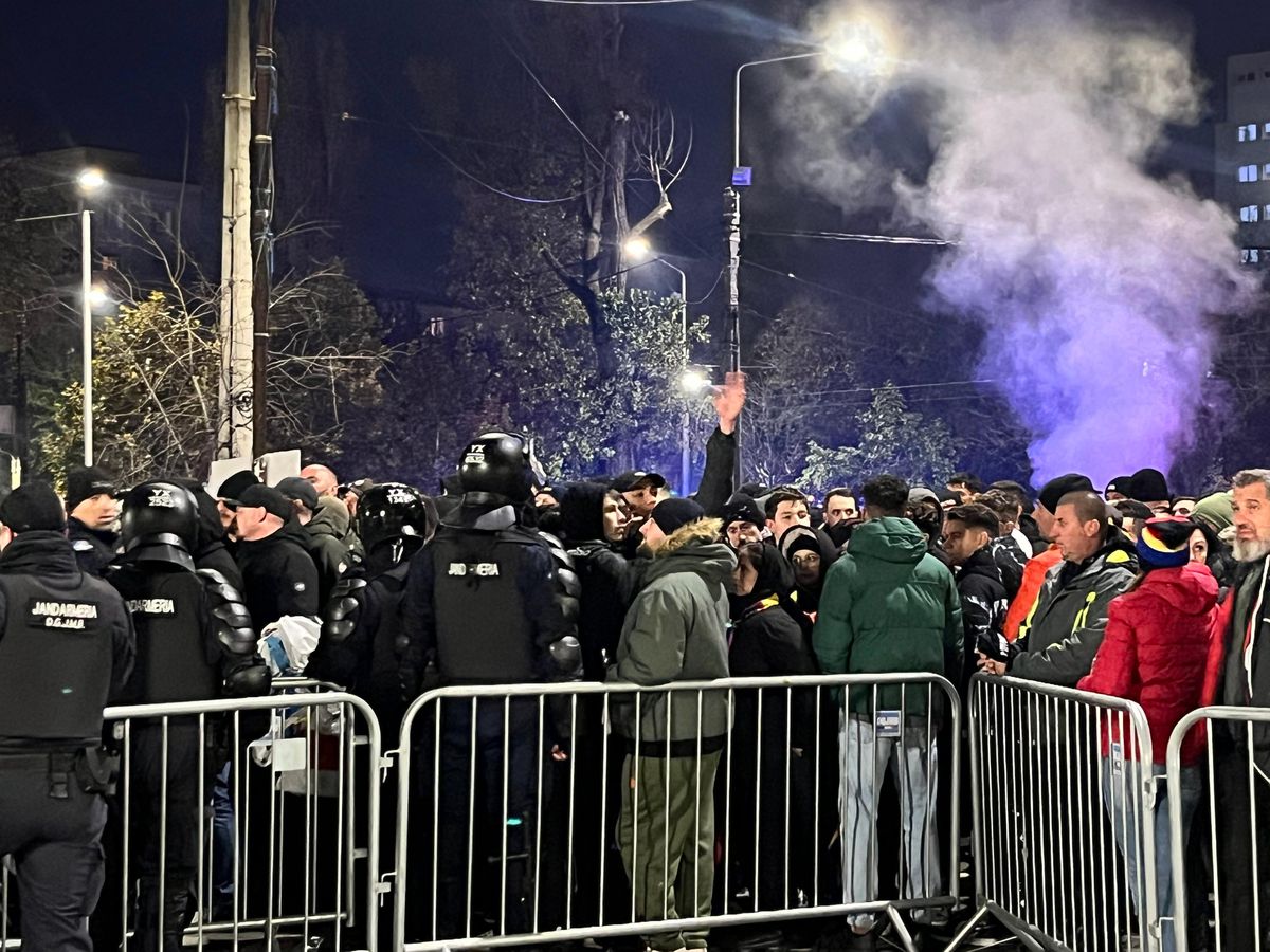 Imagini cu suporterii la România - Kosovo din Liga Națiunilor