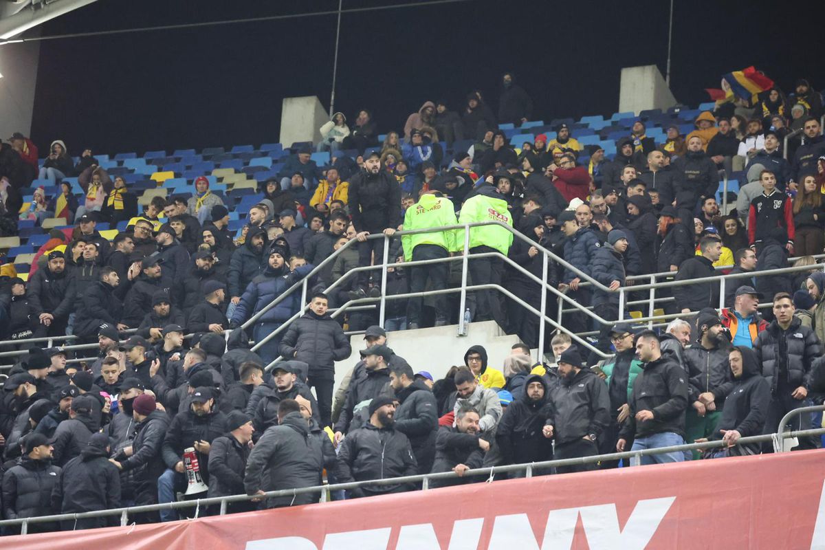 Imagini cu suporterii la România - Kosovo din Liga Națiunilor