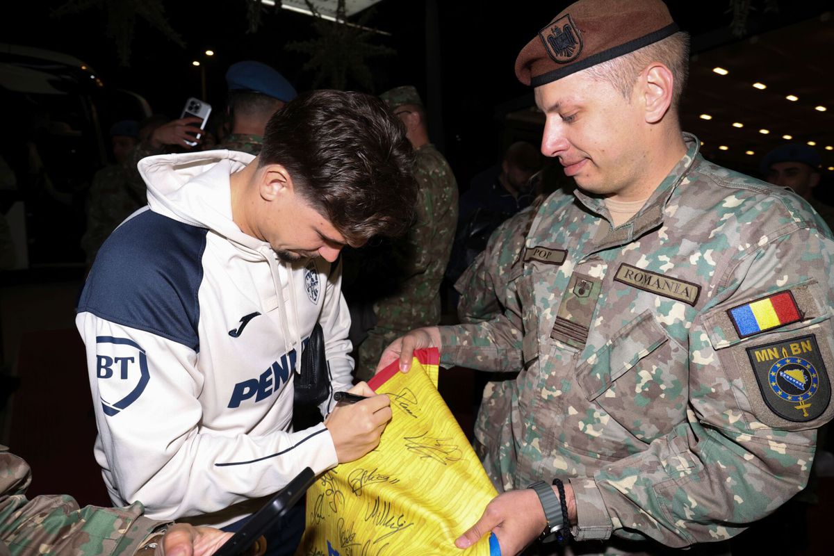 Delegația României a fost vizitată de militari români la Zenica