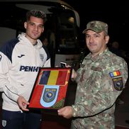 „Tricolorii”, vizitați de militari români la Zenica / Foto: site-ul FRF