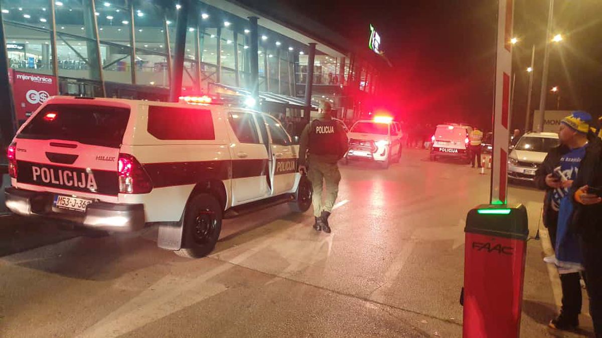 Imagini dinaintea meciului Bosnia - România