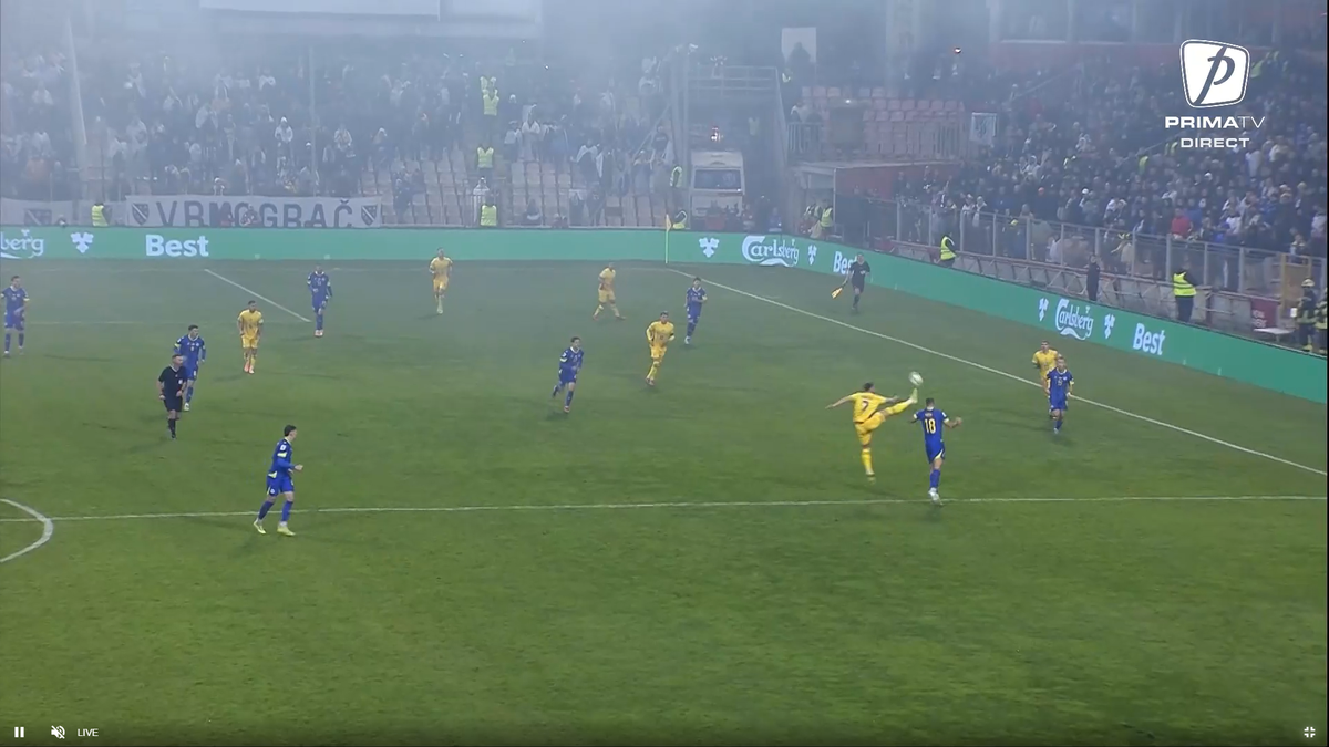 Fotbalistul faultat dur de Drăguș, reacție după Bosnia - România: „Alt meci, altă accidentare la cap”