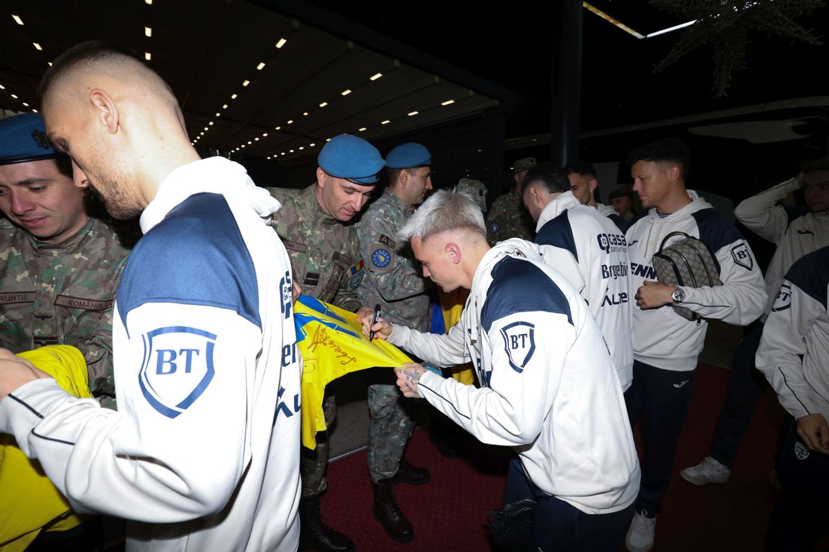 Vizită-surpriză la hotelul din Zenica, înainte de Bosnia - România: „Ca de la căpitan la căpitan”