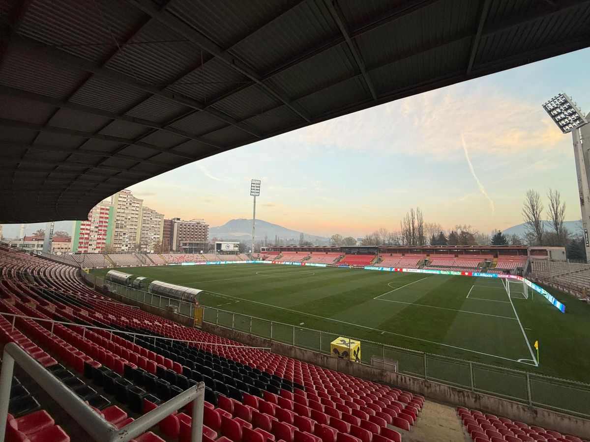 Imagini dinaintea meciului Bosnia - România