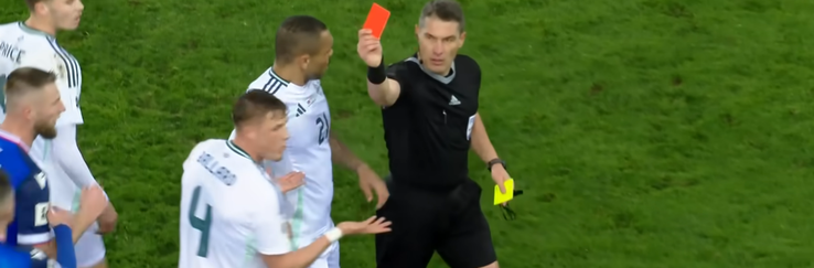 Istvan Kovacs în Slovacia - Irlanda de Nord / captură Stan Sport