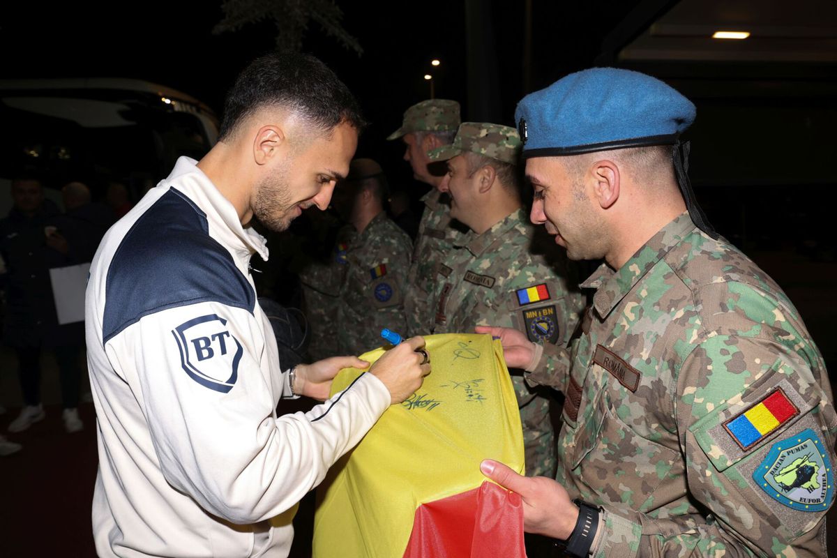 Delegația României a fost vizitată de militari români la Zenica