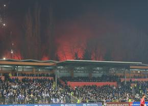 Ce s-a întâmplat în afara stadionului din Zenica, la scurt timp după golul marcat de Bîrligea » La TV s-au auzit doar focuri de artificii