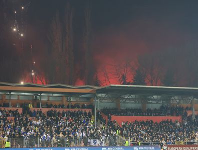 Ce s-a întâmplat în afara stadionului din Zenica, la scurt timp după golul marcat de Bîrligea » La TV s-au auzit doar focuri de artificii