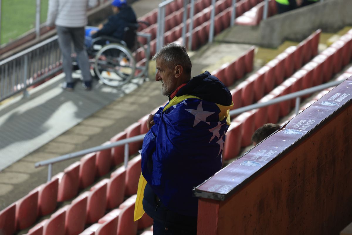 „Țiganii, țiganii!” » Scene intolerabile în tribune la Bosnia - România