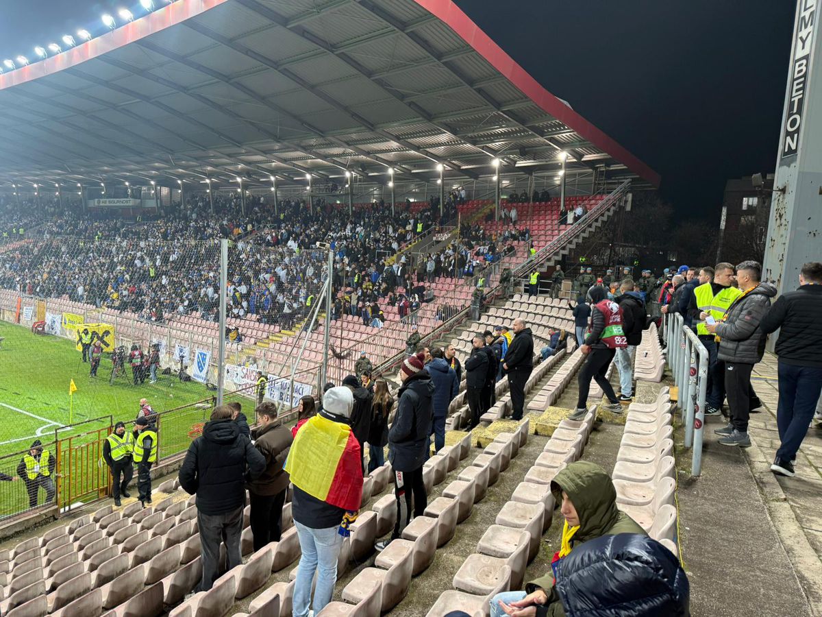 Imagini dinaintea meciului Bosnia - România