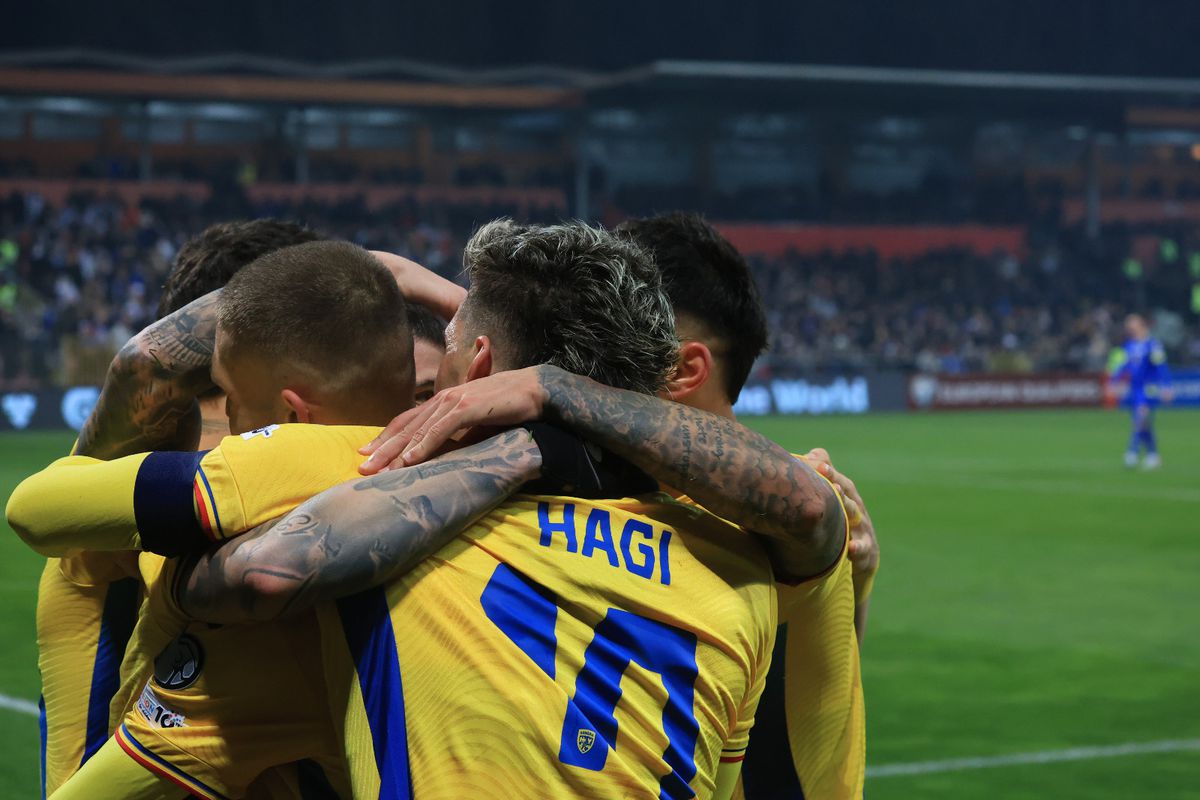 Gol fabulos marcat de România » Bîrligea i-a „curentat” pe bosniaci și a sărbătorit în stilul „Radu Petrescu”