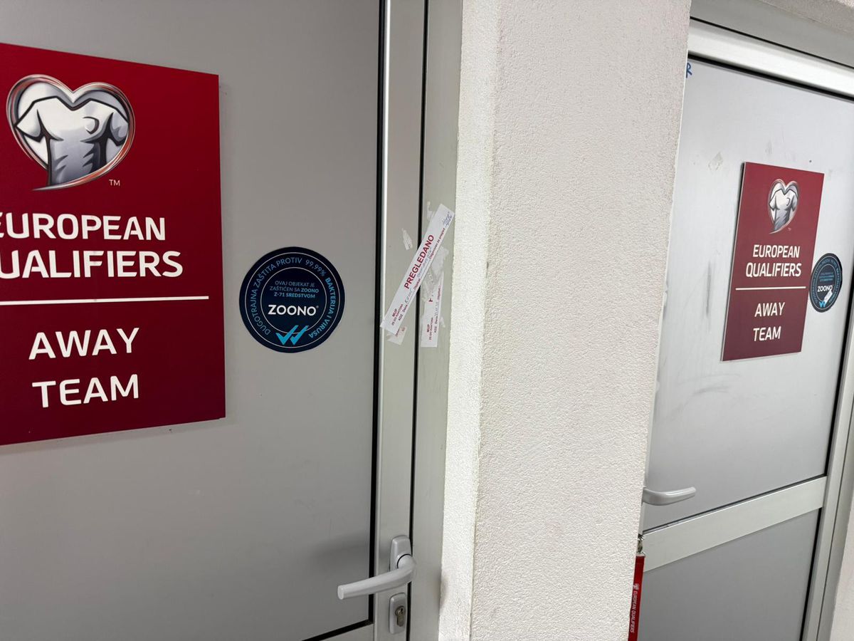 Imagini dinaintea meciului Bosnia - România