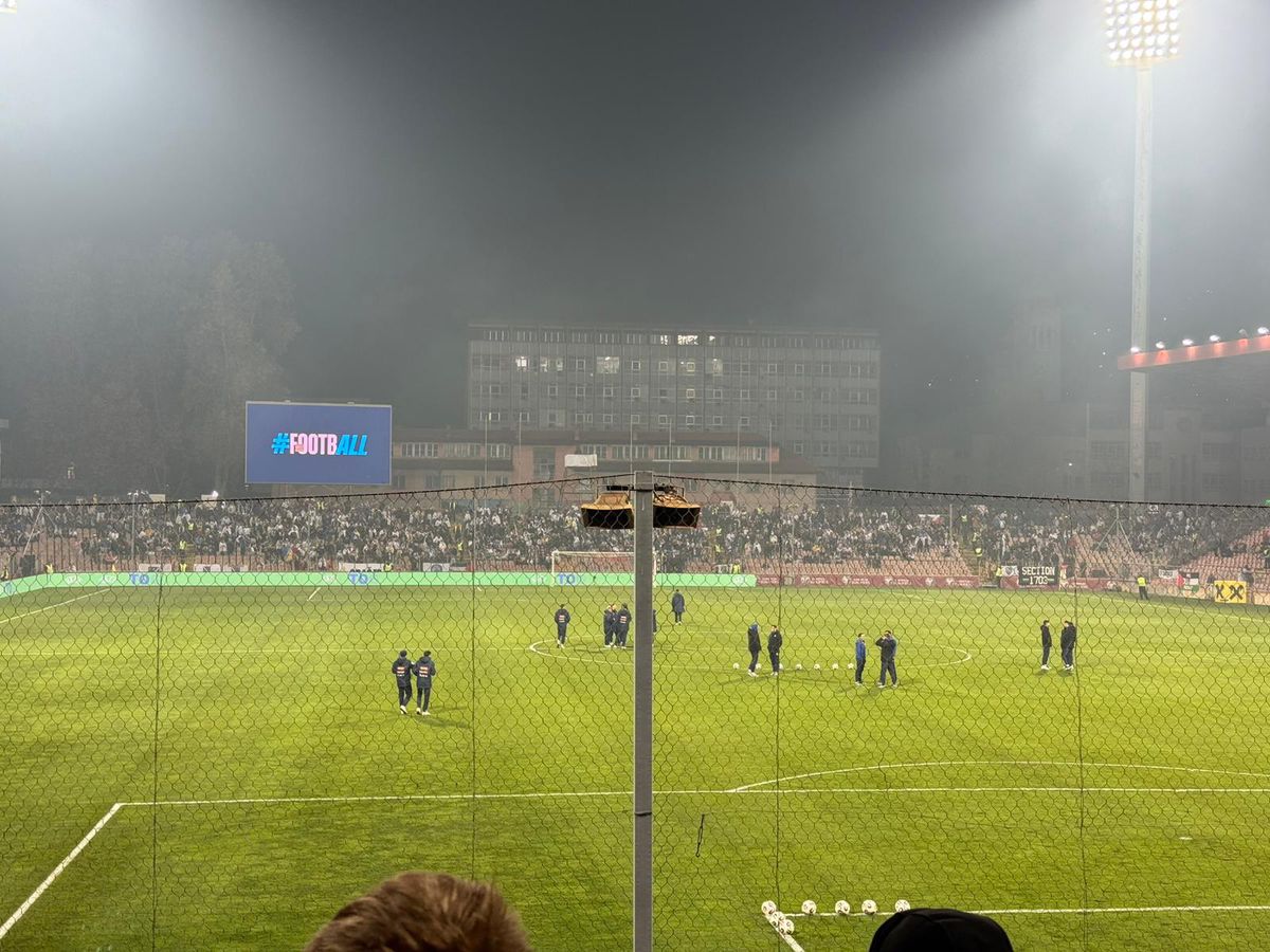 Imagini dinaintea meciului Bosnia - România