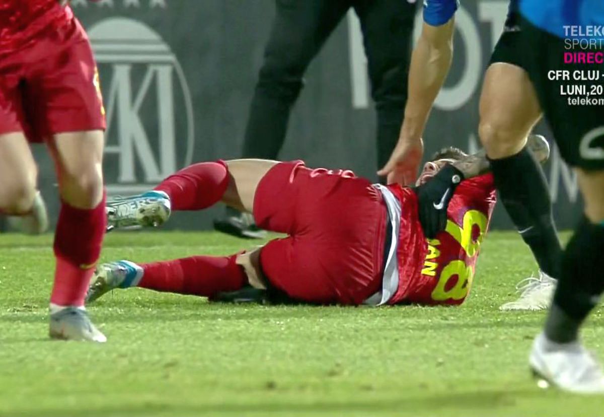 Viitorul - FCSB 0-2 // FOTO Atac înfiorător: Andrei Artean și-a înfipt crampoanele în Dennis Man! Era de „roșu”?