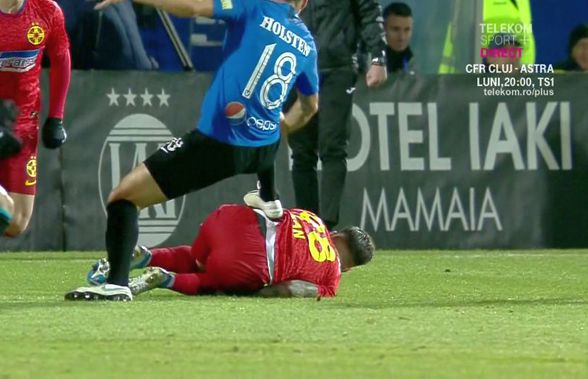 Viitorul - FCSB 0-2 // FOTO Atac înfiorător: Andrei Artean și-a înfipt crampoanele în Dennis Man! Era de „roșu”?