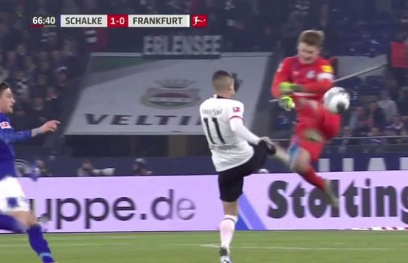 Schalke - Frankfurt 1-0 // VIDEO ȘOCANT! Alexander Nubel i-a scos doi dinți lui Mijat Gacinovic!