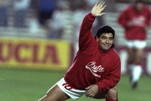 Diego Maradona în perioada FC Sevilla. foto: Guliver/Getty Images