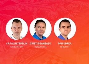 Vocile Gazetei » FCSB - Rapid 3-1, comentat live pe GSP.ro de Dan Udrea, Cătălin Țepelin și Cristian Geambașu
