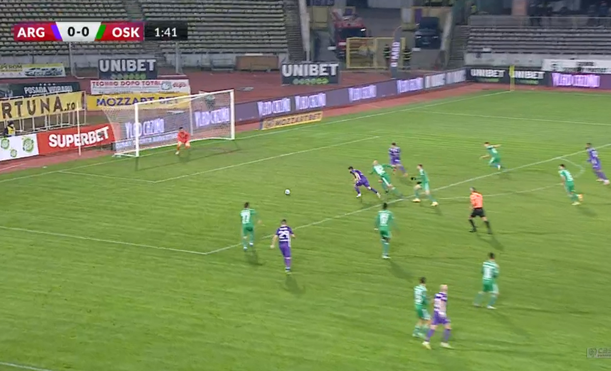FC Argeș - Sepsi. A fost marcat cel mai rapid gol al sezonului în Liga 1!