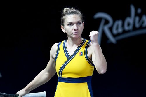 Simona Halep, în meciul cu Gabriela Ruse // foto: Imago Images