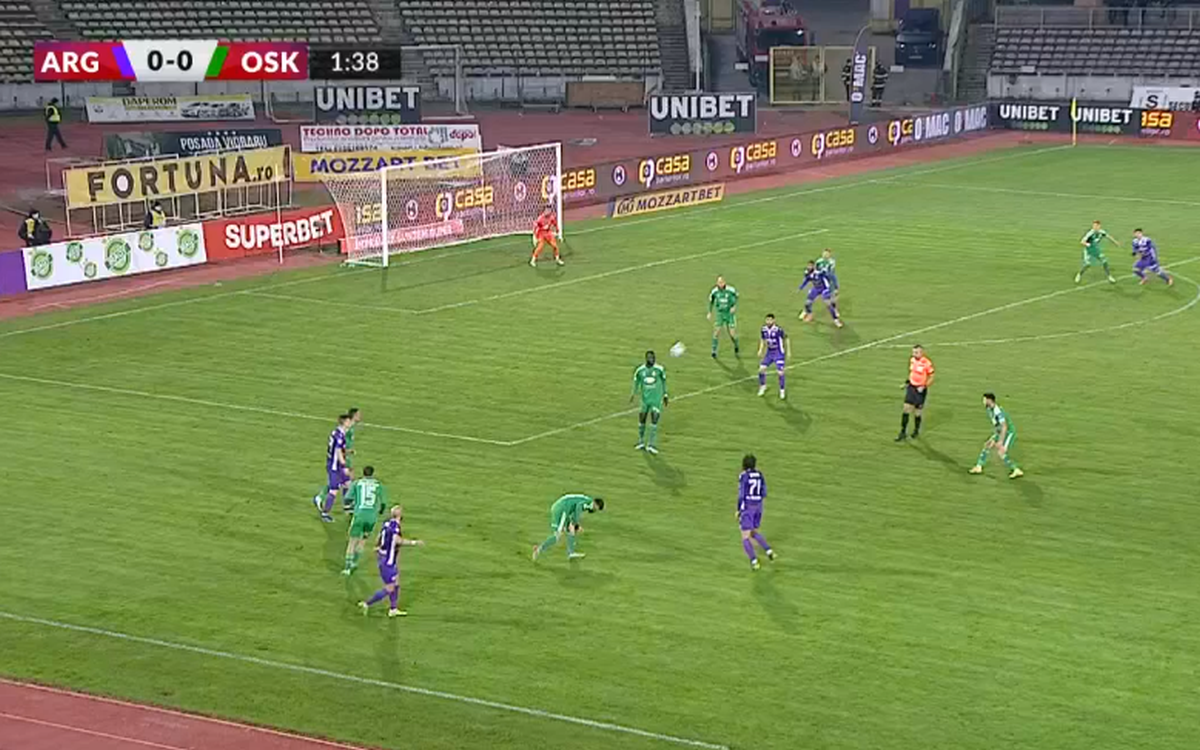 FC Argeș - Sepsi. A fost marcat cel mai rapid gol al sezonului în Liga 1!