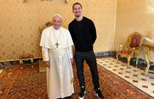 Papa l-a întâlnit pe Zlatan » Ce cadou i-a făcut starul lui Milan: „Cu ăsta fac eu magie!”