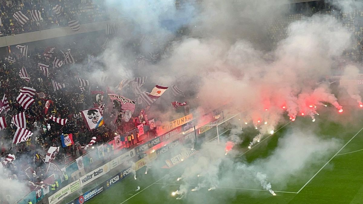 „Praf de pușcă” în peluze, la FCSB - Rapid » Roș-albaștrii și-au continuat războiul cu Gigi Becali