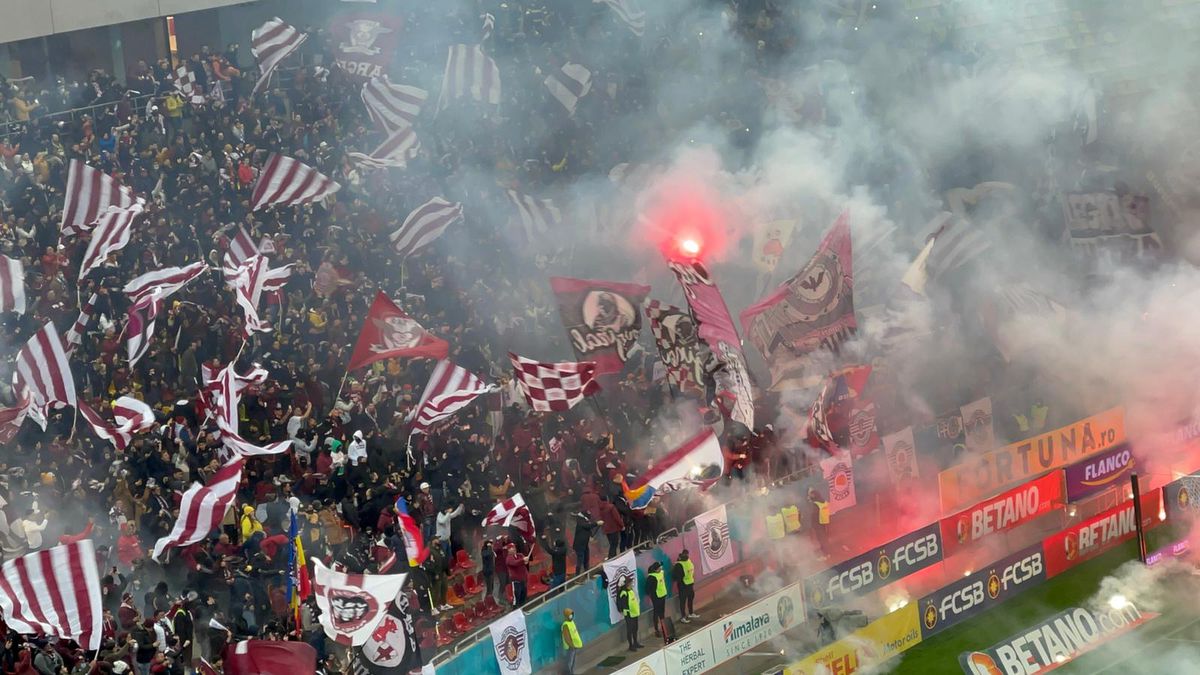 FCSB - Rapid. Scandari rasiste pe Arena Națională + Ce nu s-a văzut la TV: rapidiștii au rupt cordonul de stewarzi pentru a se răfui cu rivalii