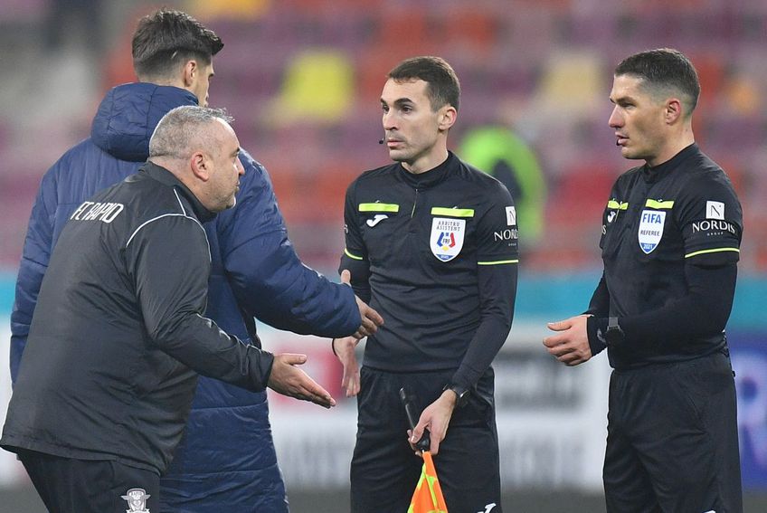 Mihai Iosif i-a cerut socoteală la final lui Istvan Kovacs. Foto: Raed Krishan (GSP)