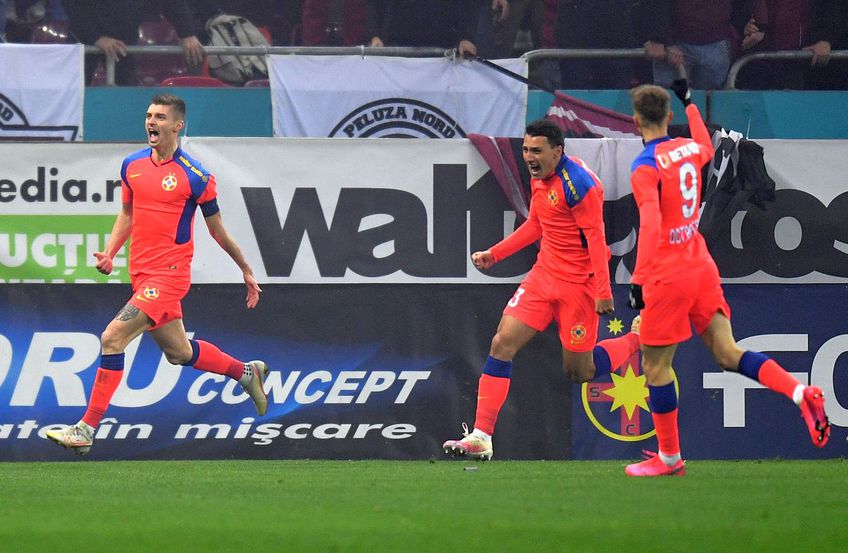 FCSB a învins-o Rapid, scor 3-1, în derby-ul rundei #20 din Liga 1. Florin Tănase, din penalty, și Ianis Stoica, la ultima fază, au decis meciul în prelungiri!