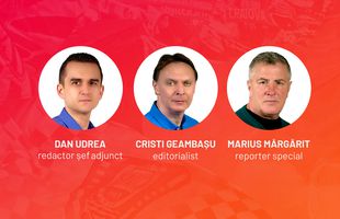 Vocile Gazetei » FCSB - CFR Cluj 0-1, comentat live pe GSP.ro de Dan Udrea, Cristian Geambașu și Marius Mărgărit