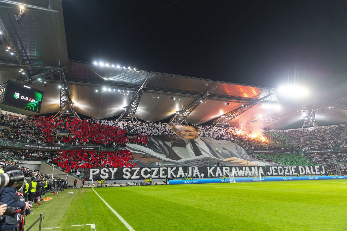 FOTO. Galeria celor de la Legia, scenografie impresionantă în Conference League