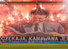 Scenografie anti-UEFA în Conference League: „Câinii latră, caravana trece”